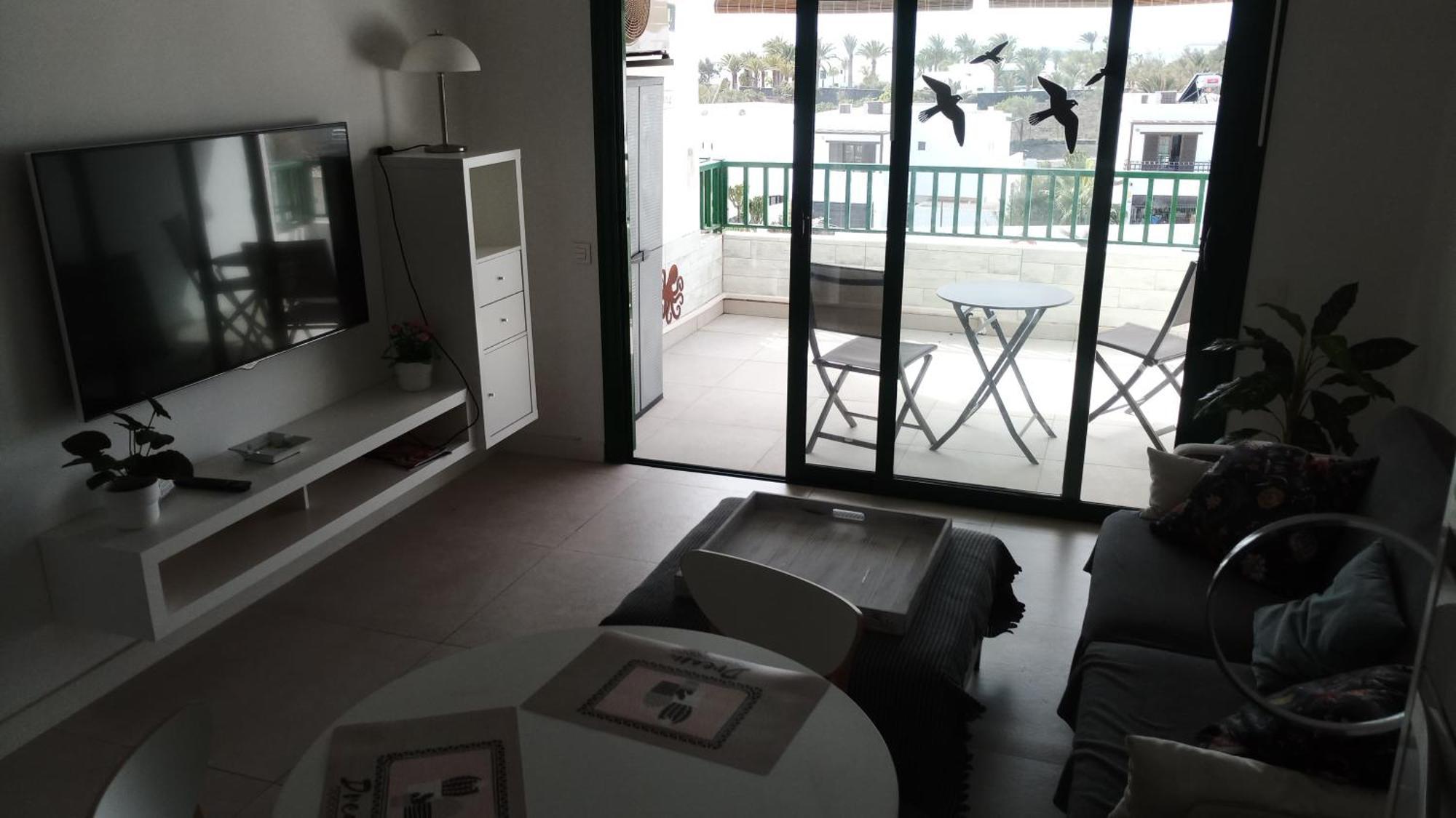 Tuscan Apartment Mit Meerblick Und Terrasse Costa Teguise Eksteriør billede